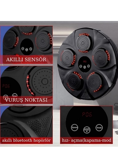 Ckspor Akıllı Boks Eğitim Tahtası Boks Egzersiz Aleti Bluetooth Bağlantılı Boks Çalışma Aleti Cks454