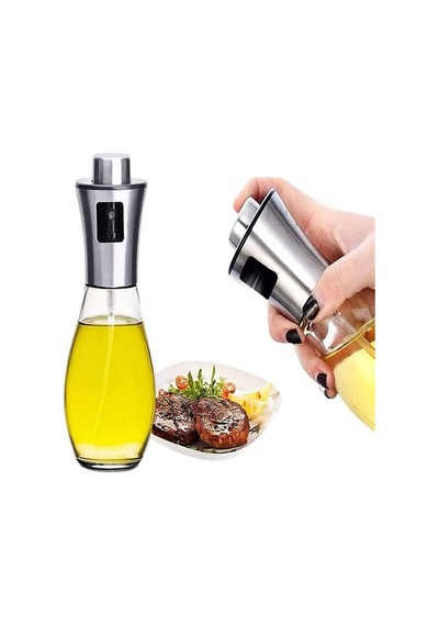 Çok Amaçlı Spreyli Sızdırmaz Cam Şişe Yağdanlık Limon Sirke Sos Püskürtücü Dağıtıcı Sprey 5570 Çok Renkli