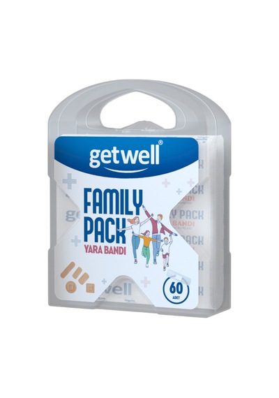 Getwell Family Pack 60'lı Yara Bandı - 8 Adet Tarı