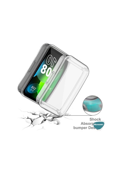 Microsonic Huawei Band 8 Kılıf 360 Full Round Soft Silicone