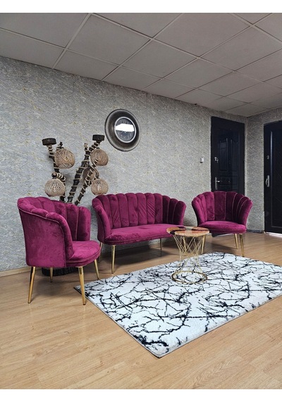 Zafir Papatya Çay Seti Koltuk Takımı Gold Sivriltme Ayak, Balkon, Salon, Ofis, Cafe Koltuk Takımı Bordo Zafir Papatya Çay Seti Koltuk Takımı Gold Sivriltme Ayak, Balkon, Salon, Ofis, Cafe Koltuk Takımı Bordo
