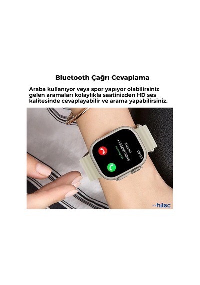 Schitec Watch 8 Pro Max Amoled iOS Uyumlu Akıllı Saat (İthalatçı Garantili)