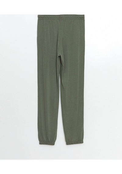 Lcwaıkıkı Classic Haki Beli Lastikli Kadın Jogger Eşofman Altı