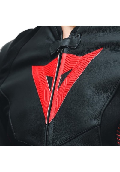 Dainese Avro 5 Blk Red Lava White Deri Mont Siyah Kırmızı