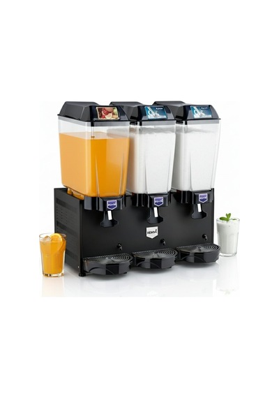 Remta 20+20+20 Litre Şerbet + Ayran + Ayran Soğutucu Siyah - St19