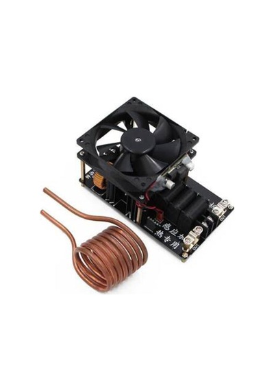 1000W 12-36V 20A ZVS İndüksiyon Isıtma Makinesi + Soğutucu Fan + Bakır Tüp