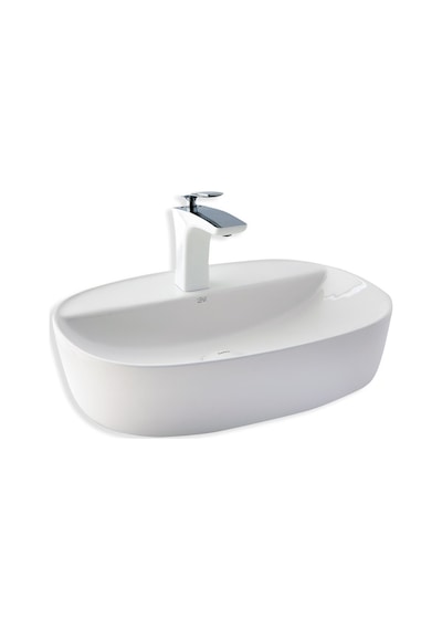 Eva Banyo Lena E-2111 Tezgah Üstü Porselen Lavabo