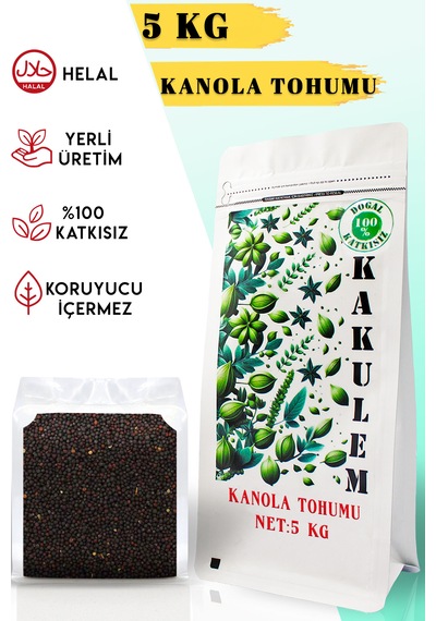 Kakulem Sertifikalı Kanola Rapiska Tohumu Kuş Yemi 5 Kg