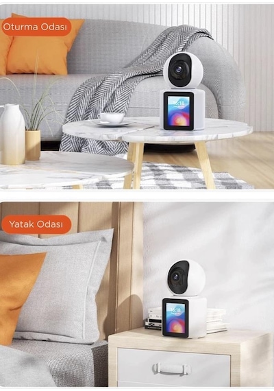 Torima Cmr-11 Monitörlü Smart Ip Full Hd 360 Akıllı Güvenlik Kamerası Bebek Kamerası