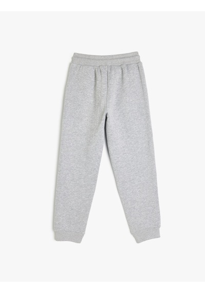 Koton Cep Detaylı Beli Lastikli Jogger Eşofman Altı Gri 5wkb40194tk Gri