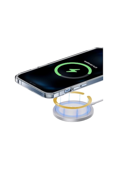 Bl23 Magsafe Uyumlu 2 Adet Ring Adapter Metal Halka Plaka Turuncu