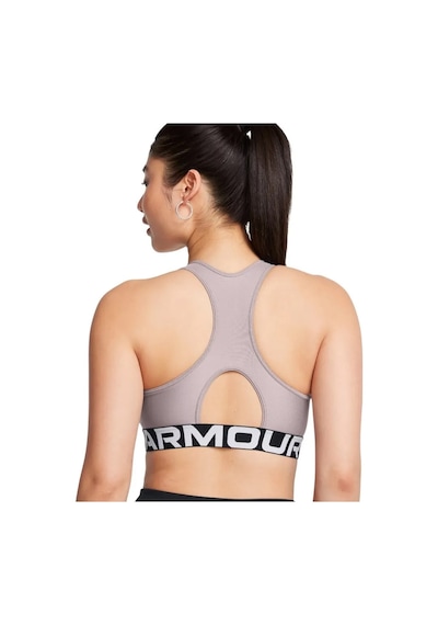 Under Armour Hg Mid Branded Kadın Sporcu Sütyeni gri
