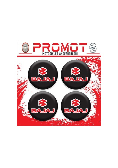Bajaj Uyumlu Damla Sticker 4cm-4 Adet 05 Diğer