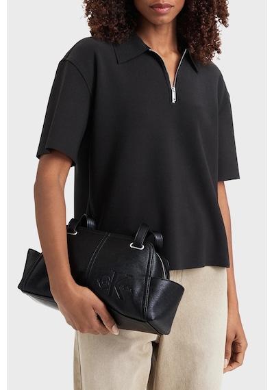 Calvin Klein Logolu Omuz Askılı Çanta Lv04f3688gub1 Kadın Çanta Lv04f3688g Ub1 Siyah