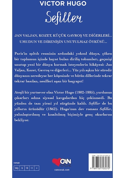 Sefiller - Victor Hugo - Can Çocuk Yayınları