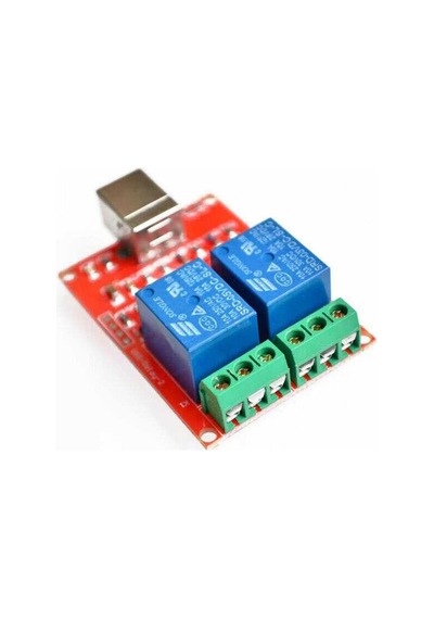 Robotistan 2 Kanal 5V Röle Kartı - Usb Kontrollü