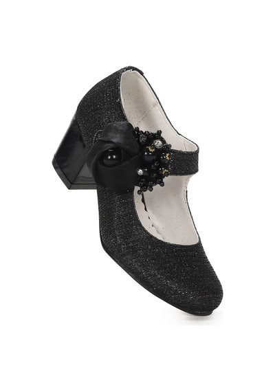 Kiko Kids Angelina Çupra Günlük Kız Çocuk 4 Cm Topuklu Abiye Ayakkabı Sedef