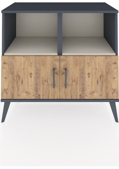 Hyperion Şifonyer 2 Raflı 2 Kapaklı 88x44x80 Antrasit-çam/aytaşı Çam/aytaşı Hyperion Şifonyer 2 Raflı 2 Kapaklı 88x44x80 Antrasit-çam/aytaşı Çam/aytaşı