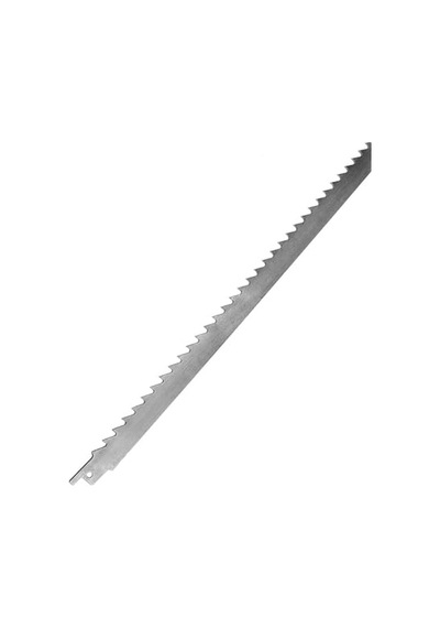 Badem10 Tilki Kuyruğu Kılıç Et Kemik Kesme Testeresi Paslanmaz Çelik Bıçak Buz Kesme Bıçağı Ağzı Ucu 30 Cm