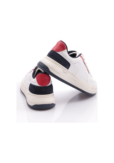 Pabucıx Pabucix Lucas Erkek Bağcikli Sneaker Ayakkabi Beyaz