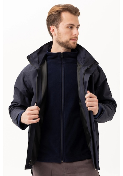 Armadillo Davraz 3n1 Parka Çıkarılabilir İç Polar, Suya & Rüzgâra Dayanıklı, Kışlık Erkek Parka Lacivert