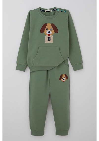 Breeze Erkek Bebek Eşofman Takımı Sevimli Köpekçik Nakışlı Kanguru Cepli 9 Ay-3 Yaş, Mint Yeşili Mint Yeşili Breeze Erkek Bebek Eşofman Takımı Sevimli Köpekçik Nakışlı Kanguru Cepli 9 Ay-3 Yaş, Mint Yeşili Mint Yeşili