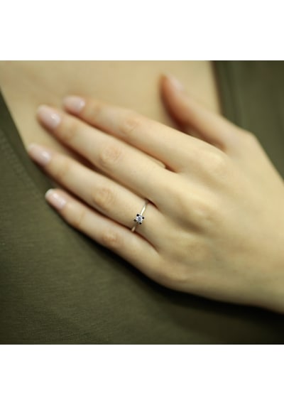 Lova G Renk 0,11 Karat Pırlanta Tektaş Yüzük - 1050112