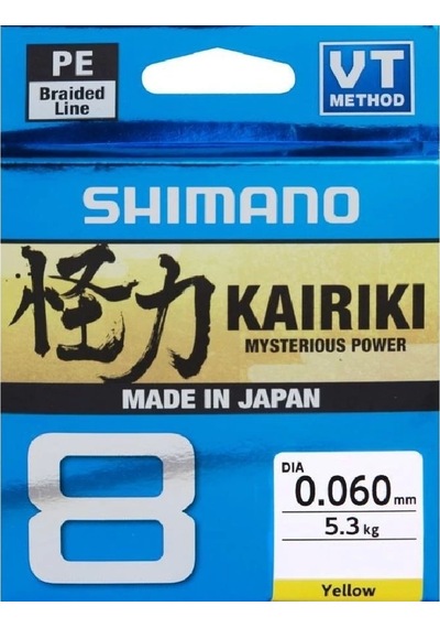 Shimano Kairiki 8 Yellow Sarı 0,19mm 150 Mt İp Misina - Standart