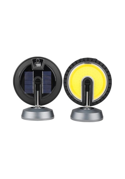 25 Watt Usb - Type-c Gi Ri Şli Cob Ledli Tek Yönlü 180 Derece Solar Çalişma Lambasi Siyah