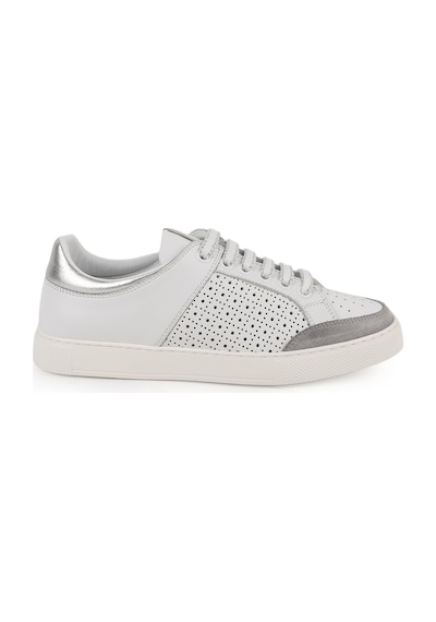Libero Lz5883 Delikli Antik Deri Ve Süet Detaylı Kalın Hafif Eva Taban Kadın Sneaker Beyaz Libero Lz5883 Delikli Antik Deri Ve Süet Detaylı Kalın Hafif Eva Taban Kadın Sneaker Beyaz