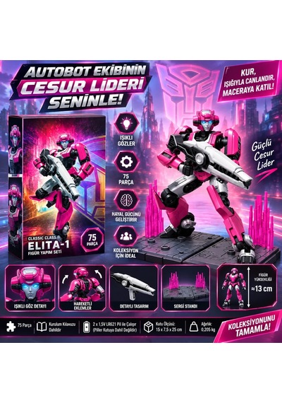 71163 Figür Transformers Classıc Class 13 Elıta-1 Bo Trns