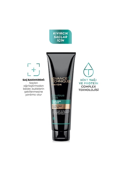 Avon Advance Techniques Bukle Şekillendirici Durulanmayan Saç Bakım Kremi 2 x 150 ML