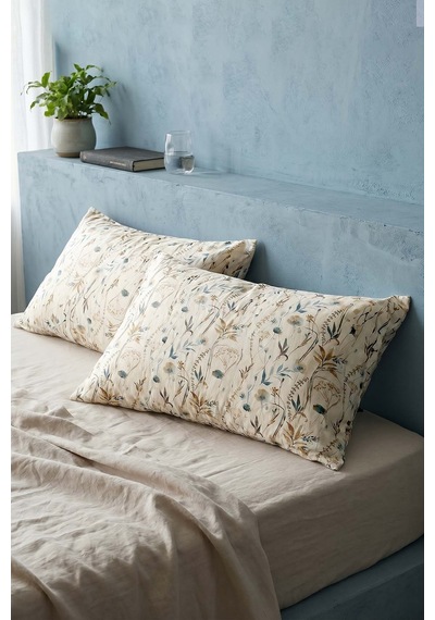 Gardenya Pamuklu 2'li Yastık Kılıfı 50x70 Cm Çok Renkli