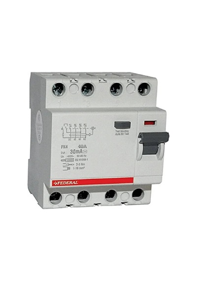 Federal - Kaçak Akım Koruma 4x40 30ma 10ka - 9fa-h1104-0040