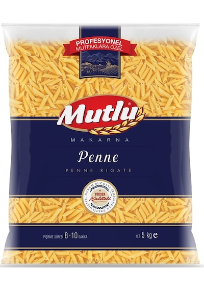 Mutlu Makarna Klasik Penne 5 KG