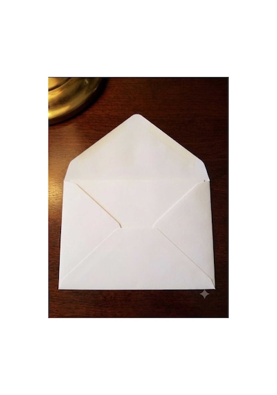 25 Adet Kare Mektup Zarfı 11.4x16.2 Cm 70 Gram