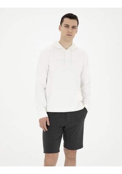 Pierre Cardin Erkek Ekru Sweatshirt 50282047-vr019 Ekru