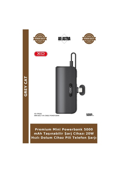 Premium Mini Powerbank 5000 Mah Taşınabilir Şarj Cihazı 20w Hızlı Dolum Cihaz Pili Telefon Şarjı Çok Renkli