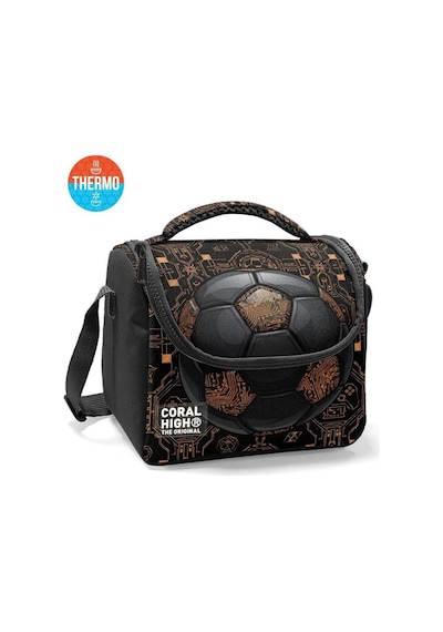 Coral High Futbol Desenli 3 Lü Okul Çanta Seti 33217 Siyah