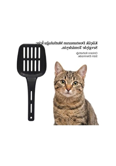 Yüksek Kalite Plastik Kedi Kumu Küreği, Pratik Kullanım İçin