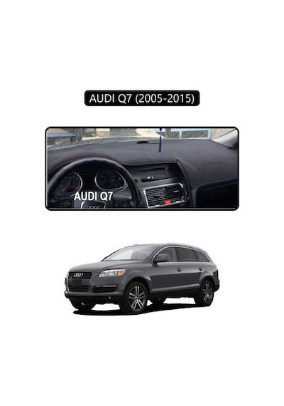 Audı Q7 2005-2015 Torpido Koruma Halısı Siyah Kenar
