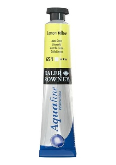 Daler Rowney Aquafine Tüp Suluboya 8ml LEMON YELLOW 651