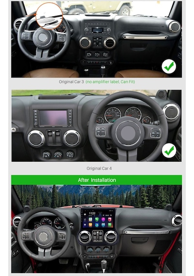 Jeep Wrangler 2015-2018 Uyumlu Multimedya Navigasyon Usb Kamera Carplayer