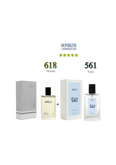 618 + 561 Erkek Parfüm Edp 50 Ml Oriental/fresh - Mnms618561 Aromatik