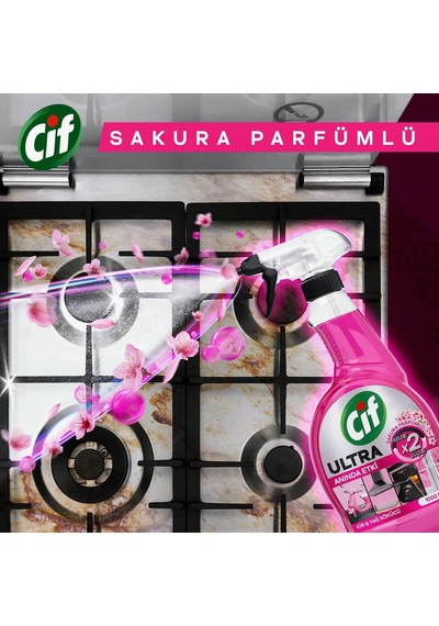 Ultra Anında Etki Sakura Kir Ve Yağ Sökücü 1000 Ml