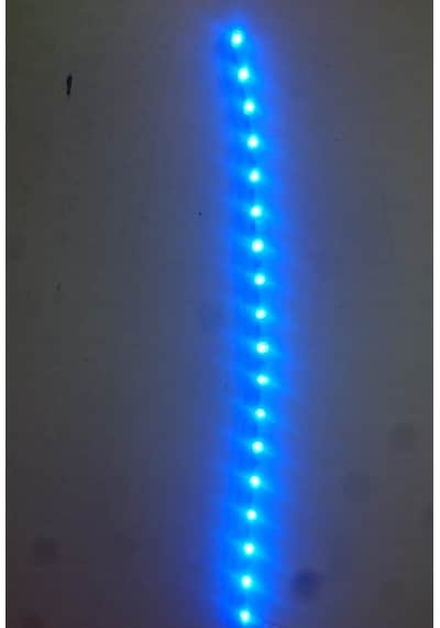 30 Cm 18 Ledli Eklenebilir Şerit Led (5 Cm De Bir Kesilebilir)