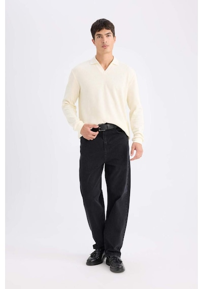 DeFacto Regular Fit Polo Yaka Sweatshirt D7448AX25SPER235