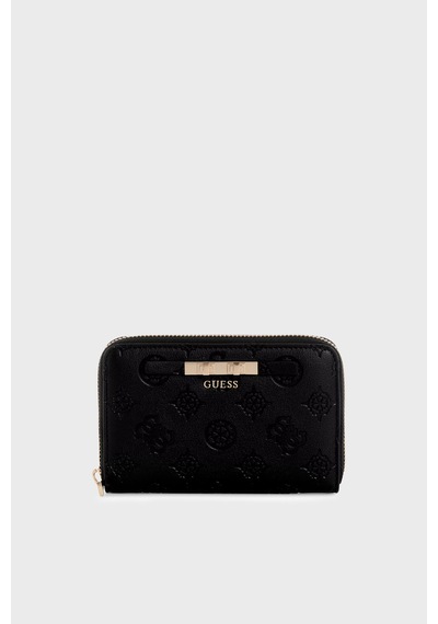 Guess Carmella Logolu Fermuarlı Cüzdan Kadın Cüzdan Swpd22 25140 Blo Siyah SİYAH