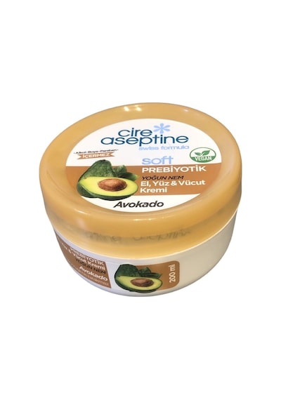 Cire Aseptine Soft Prebiyotik Avokado El, Yüz Ve Vücut Kremi 200 Ml