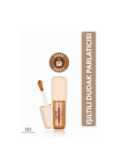 Flormar Latte Besleyici Etkili & Kahve Aromalı Dudak Parlatıcısı 003toastdcaramel